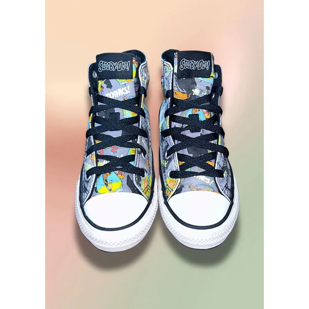 Converse x Scooby-Doo Chuck Taylor All Star High Tops Youth 1 Gray